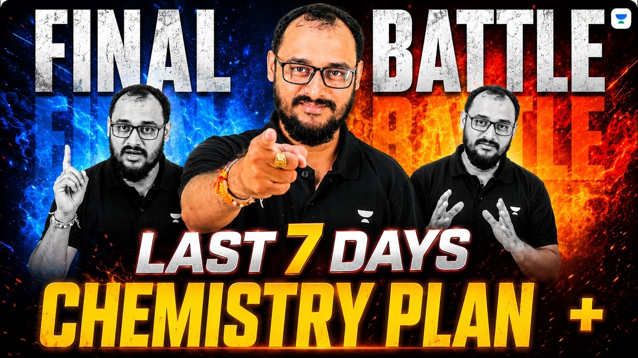 Last 7 Days Chemistry Strategy | Class 12 Compartment Exam 2026 | Complete Study Plan🔥