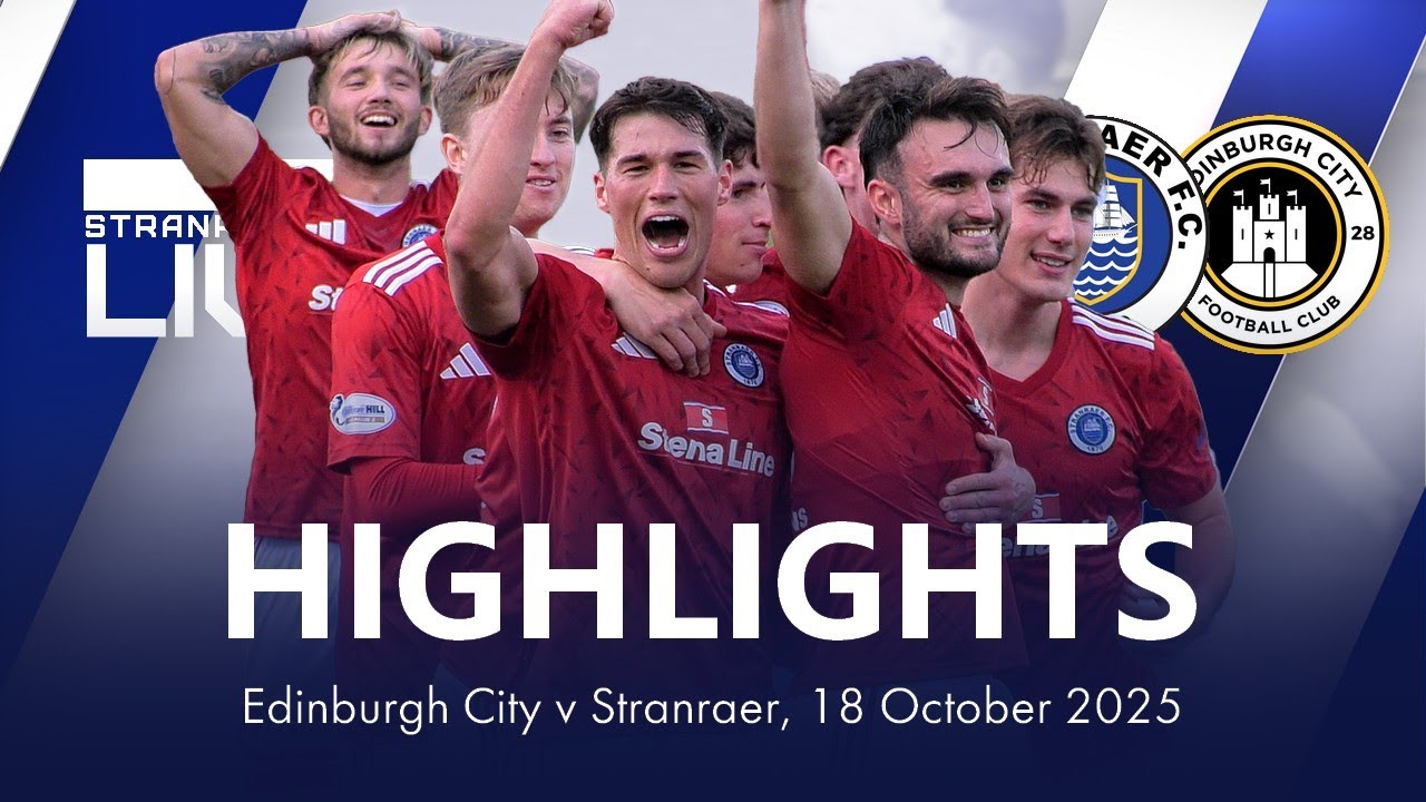 Главные моменты | Эдинбург Сити 1-3 Странрар, 18 октября 2025 г.