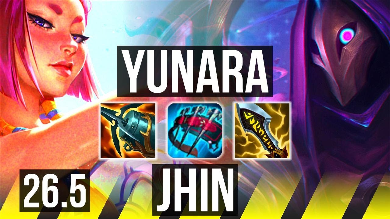 YUNARA & Nautilus vs JHIN & Alistar (ADC) | EUW Challenger | 26.5
