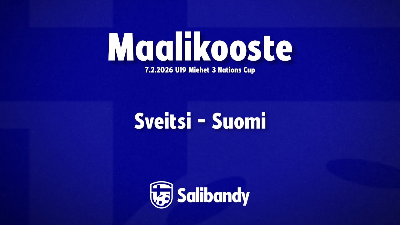 Maalikooste: Sveitsi - Suomi (Miehet U19)