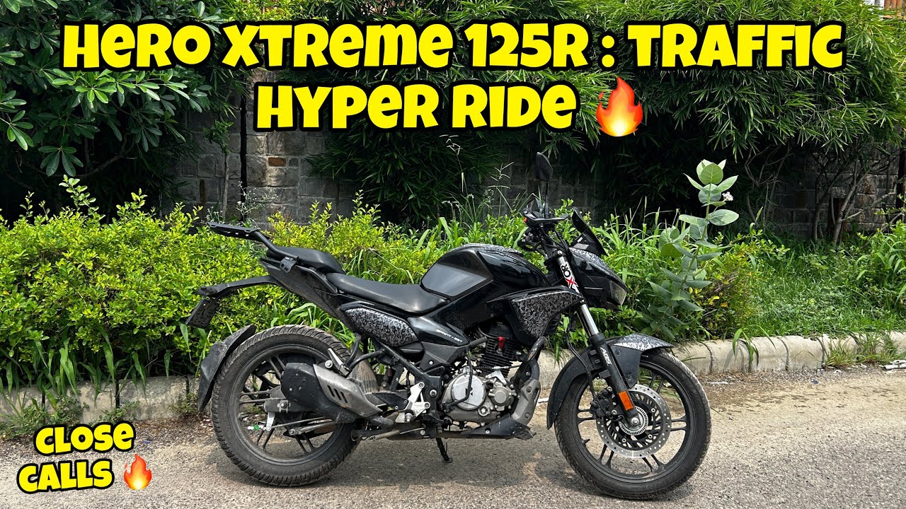 Hero Xtreme 125R : Traffic Hyper Ride🔥| Close Calls 🔥| YWB Vlogs