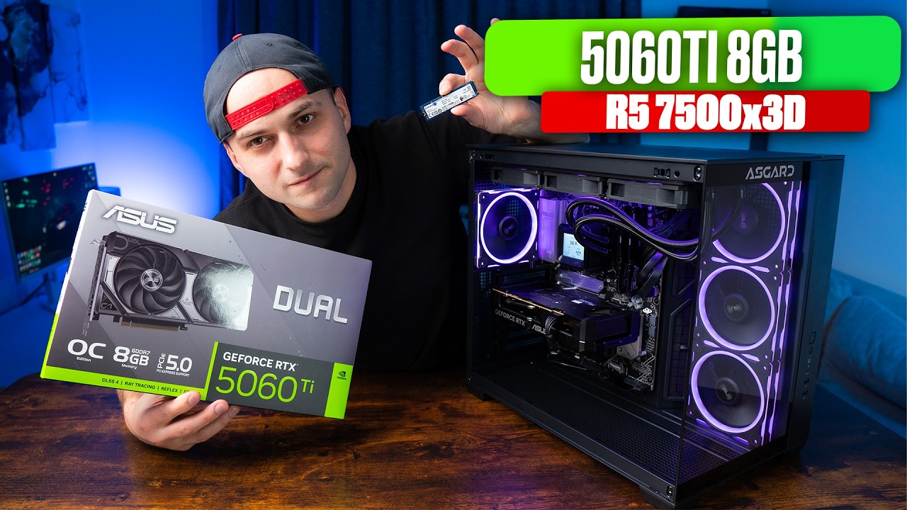 ЗБІРКА ІГРОВОГО ПК з RTX 5060TI і 7500x3D. РЕЗУЛЬТАТ ЗДИВУВАВ!