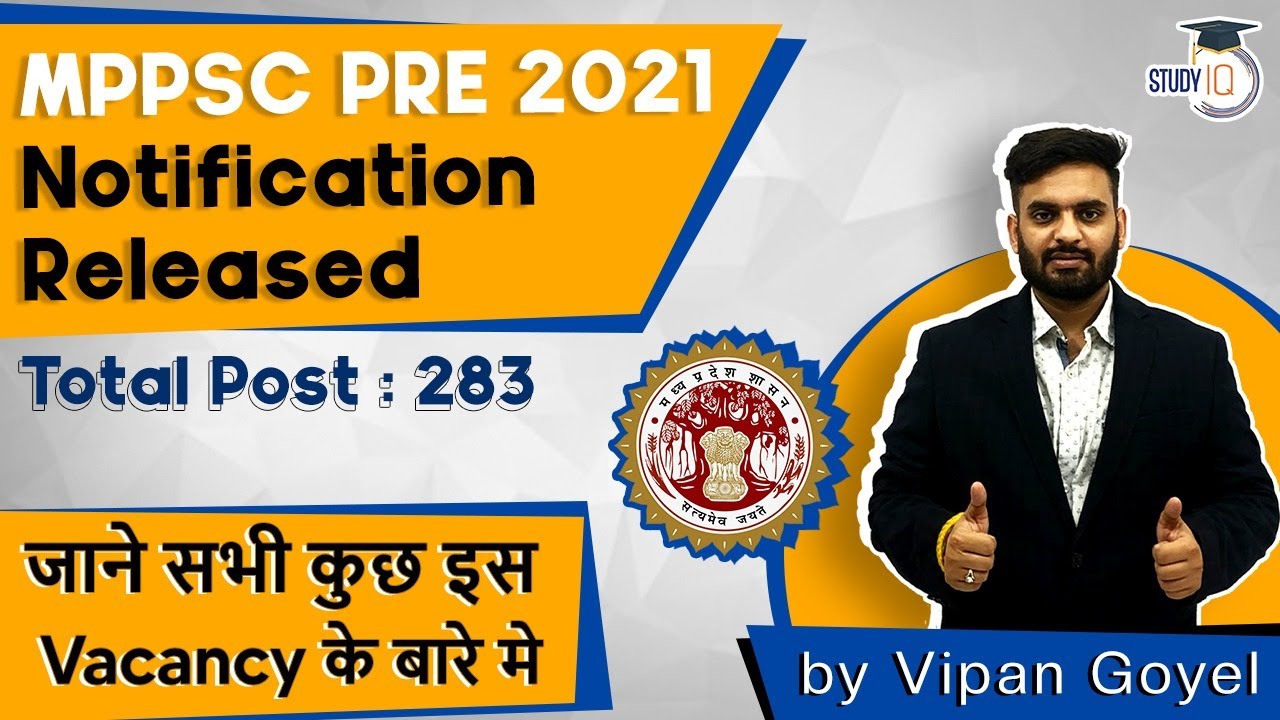 MPPSC Notification 2021 Out | 283 Post | MPPSC Full Detailed Information