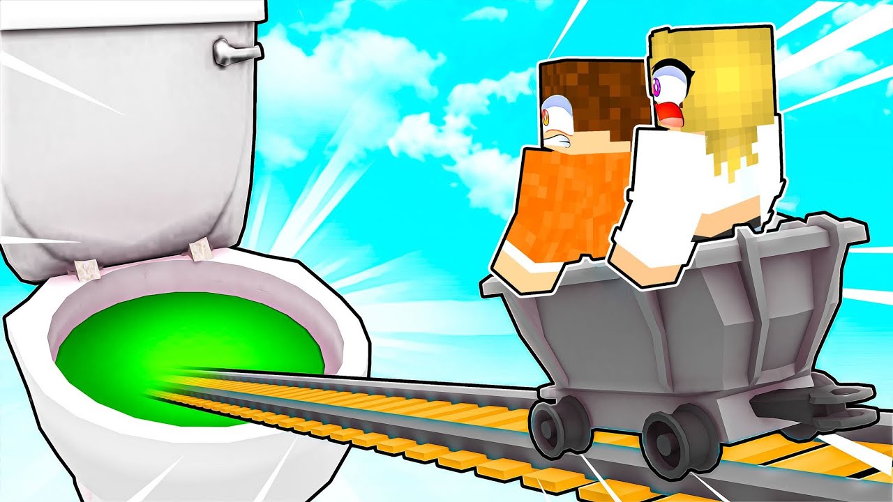 PRZEJAZD WÓZKIEM DO WIELKIEGO KIBLA w MINECRAFT!