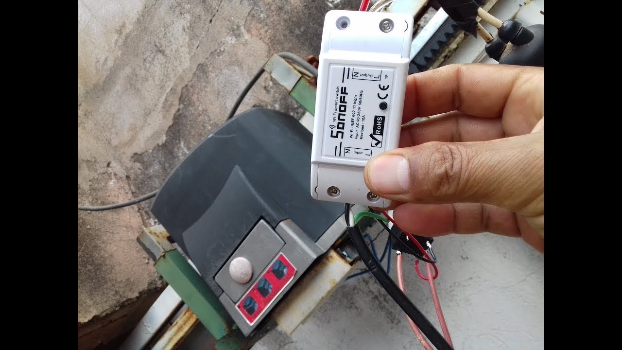 ABRIR E FECHAR PORTÃO ELETRÔNICO REMOTAMENTE VIA CELULAR COM SONOFF