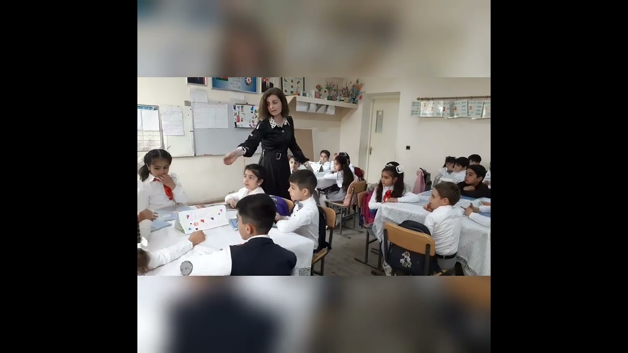 Riyaziyyatdan açıq dərsimiz .Şəki rayon Qoxmuq kəndi 2 a sinfi