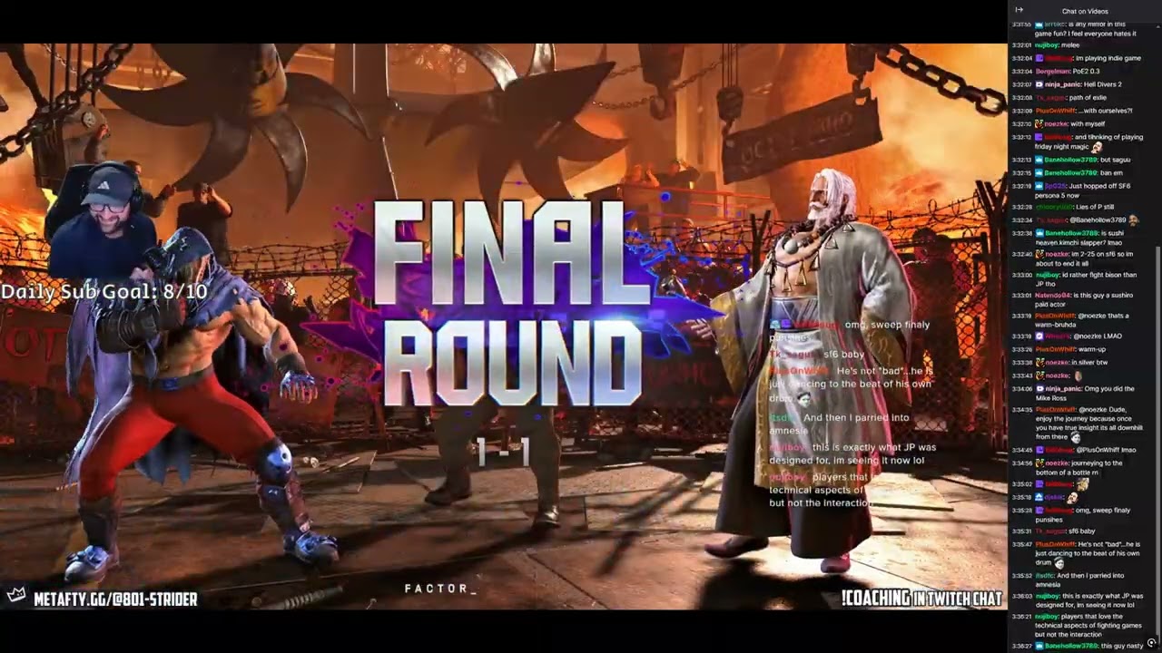 Funny Reaction from 801Strider SF6 (I Lost Though)