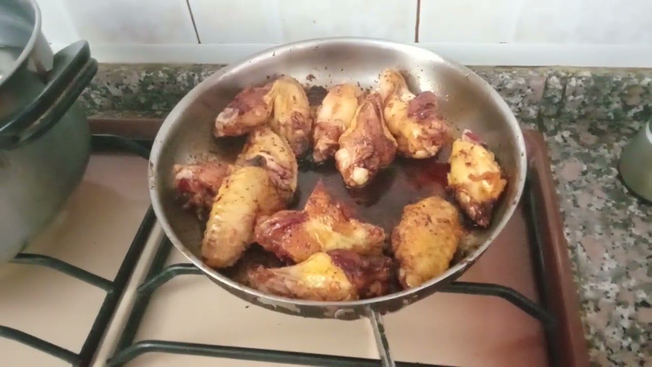 Ali di pollo in salsa barbecue pronte 