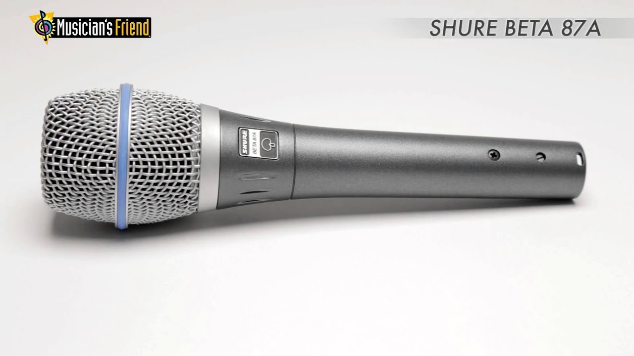 Shure Beta 87A Supercardioid Condenser Mic
