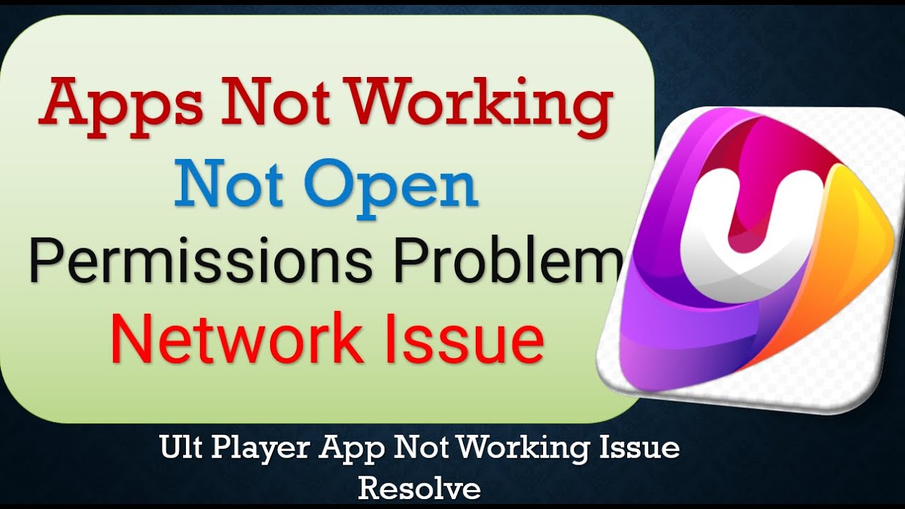 How to Fix Ult Player App Not Working | Not Open | Space Issue