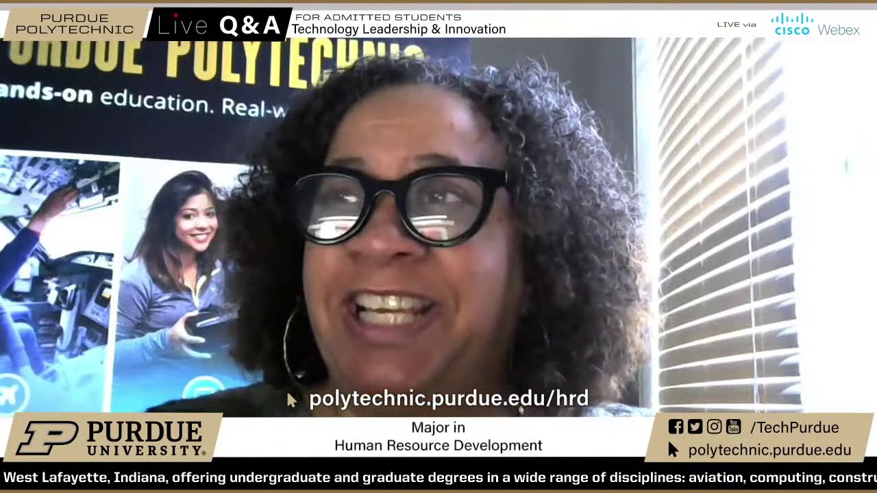 Purdue Polytechnic Live Q&A &ndash; March 16, 2021 &ndash; Technology Leadership & Innovation