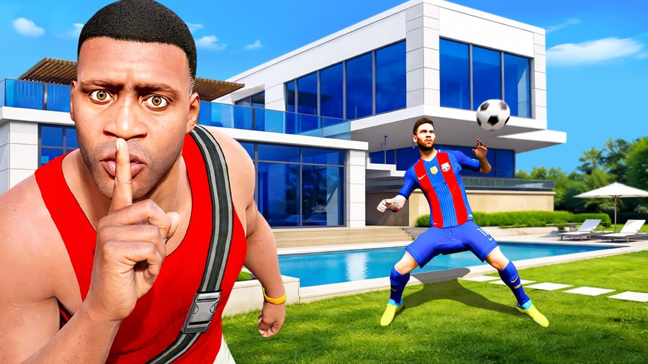 J'AI TROUV&Eacute; LA MAISON DE MESSI SUR GTA 5 ! (Du jamais vu)
