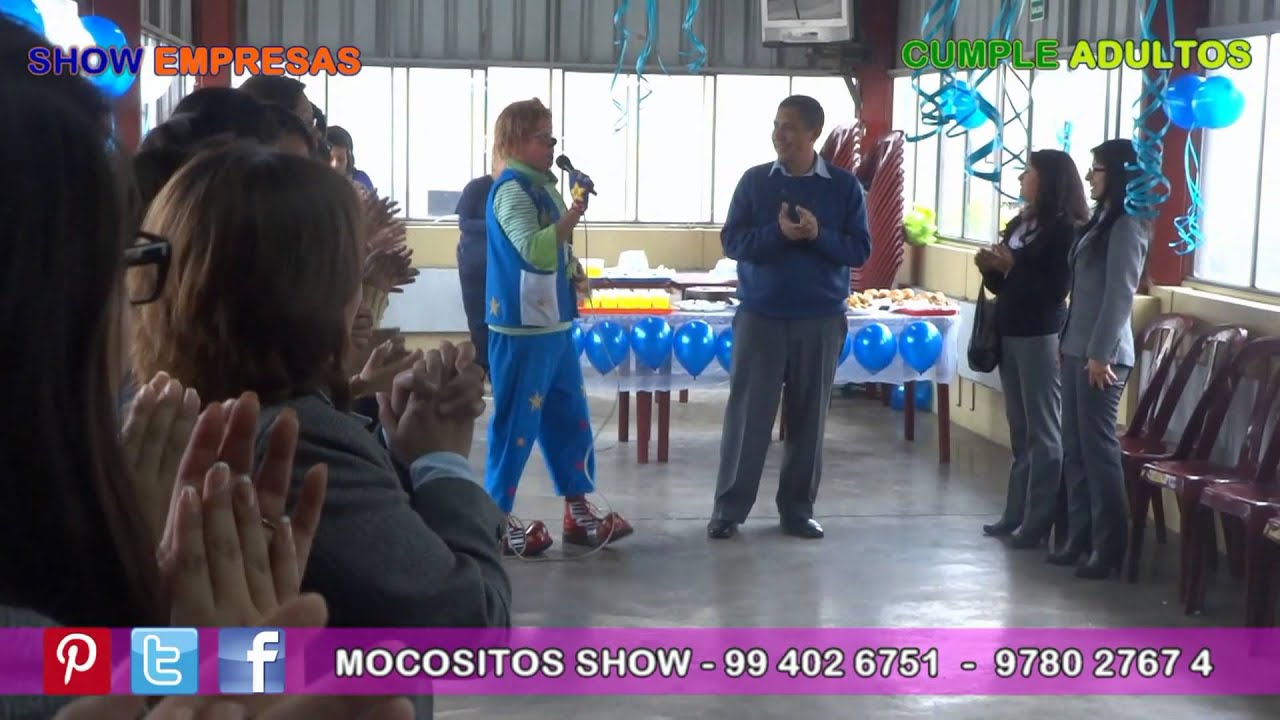 CUMPLEAÑOS ADULTOS - SHOW DE PAYASOS - LIMA PERU