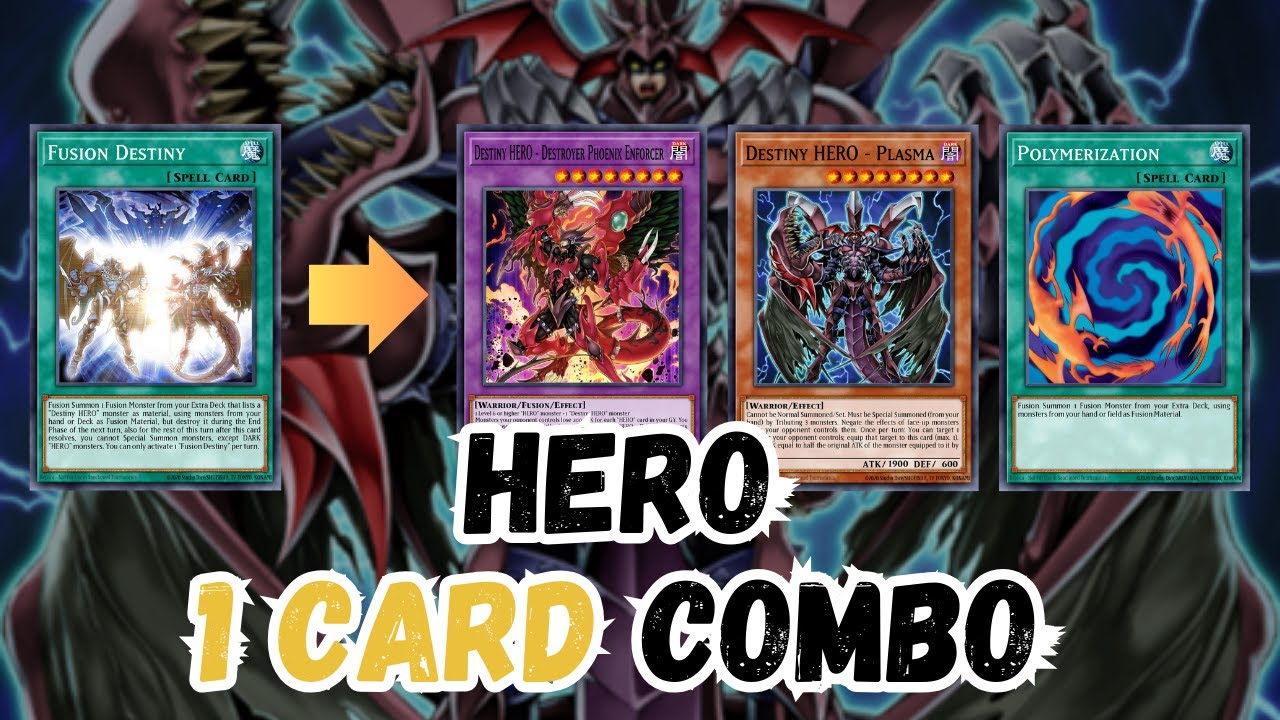 (DPE + Destiny HERO Plasma + Polymerization) - 1 Card Combo - Hero - Yu-gi-oh