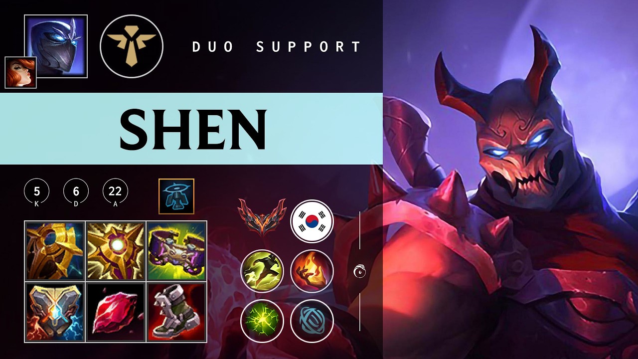 Shen Support vs Nautilus - KR Grandmaster Patch 26.04