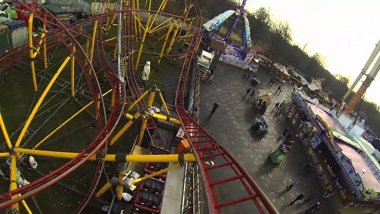 Alpine Thriller Coaster (J. Manning Jnr & W. Thurston Snr) Winter Wonderland London 2013 POV Onride