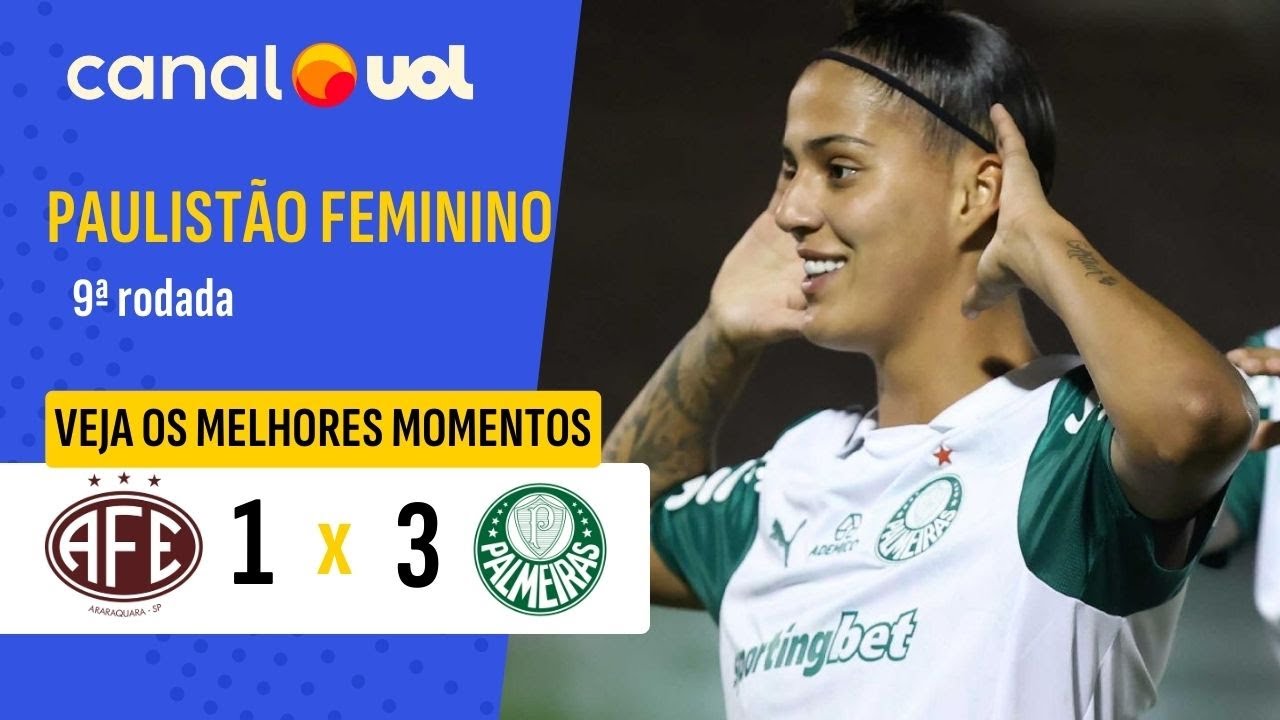 PALMEIRAS VENCE FERROVIÁRIA COM FALHA DA GOLEIRA E GOLAÇO DE FALTA; VEJA OS MELHORES MOMENTOS