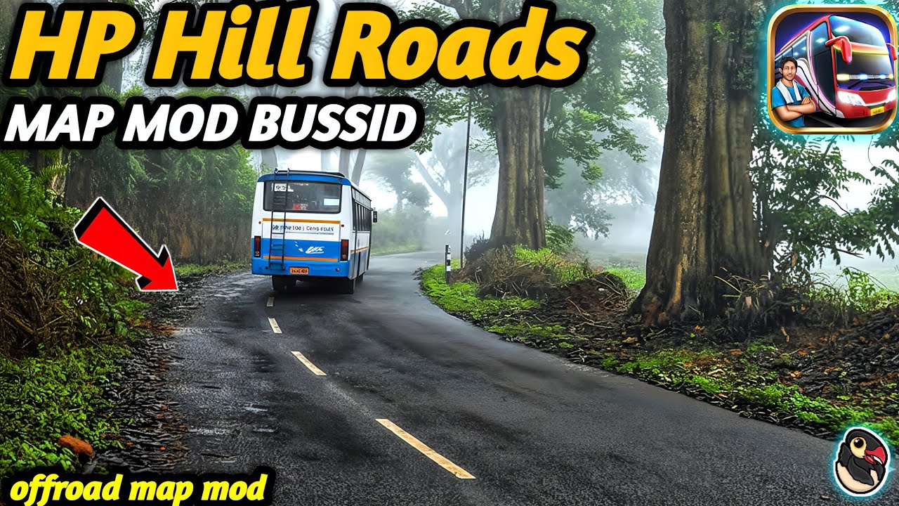 СКАЧАТЬ! 🔥 Новый мод карты заснеженных холмов HP для Bus Simulator Indonesia | Bussid Mod Map 4.3.3