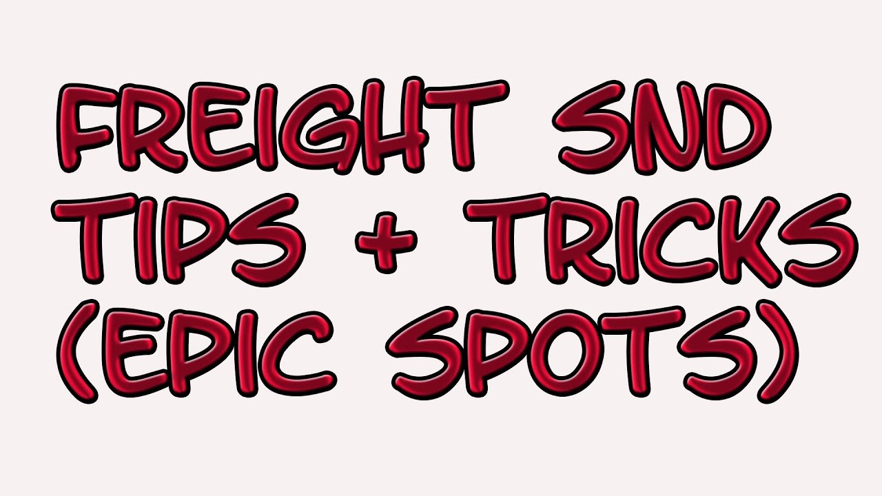 Call of Duty: Ghosts - Freight Search and Destroy Tips and Tricks (Great spots- SnD)