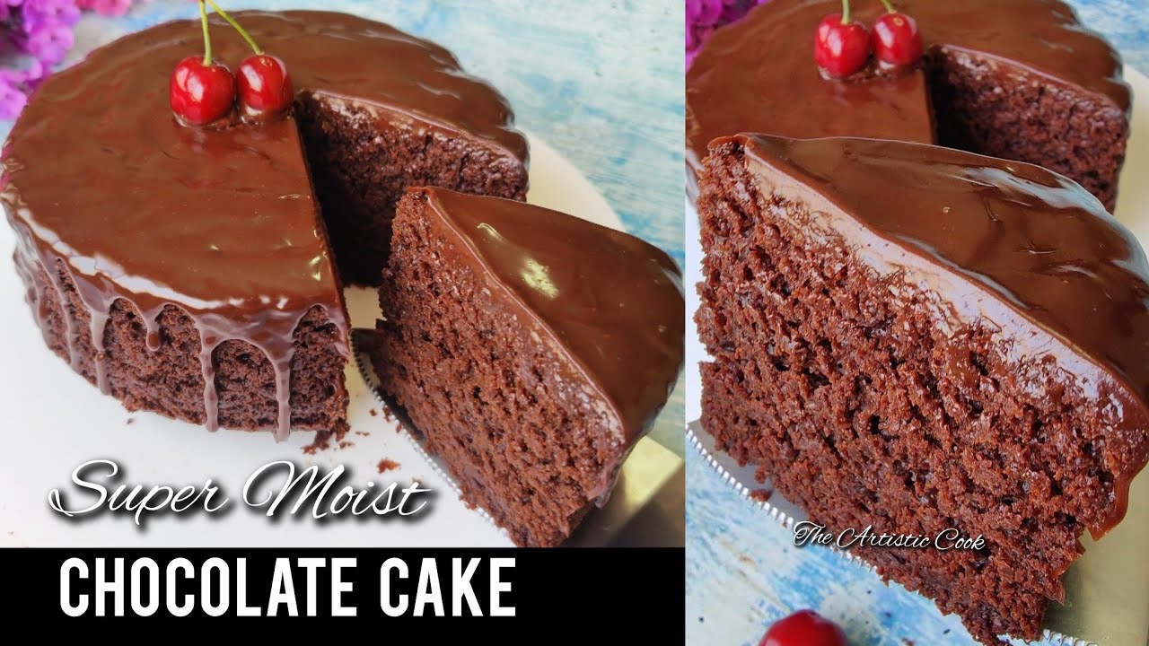 Moist Chocolate Cake Recipe | Easy Chocolate Cake Recipe | Chocolate Sponge Cake for Beginners