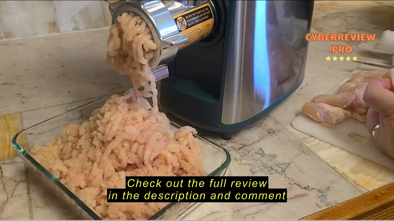 Review Yabano Electric Meat Grinder, (3000W Max) Heavy Duty Meat Mincer, Sausage Stuffer Maker, Food
