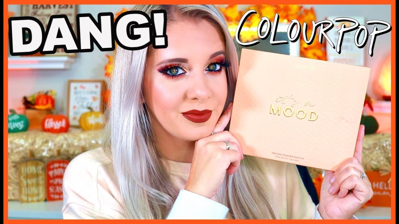 NEW! COLOURPOP IT'S A MOOD PALETTE || PERFECT FALL PALETTE?! || NO BULLSH*T HONEST REVIEW ||