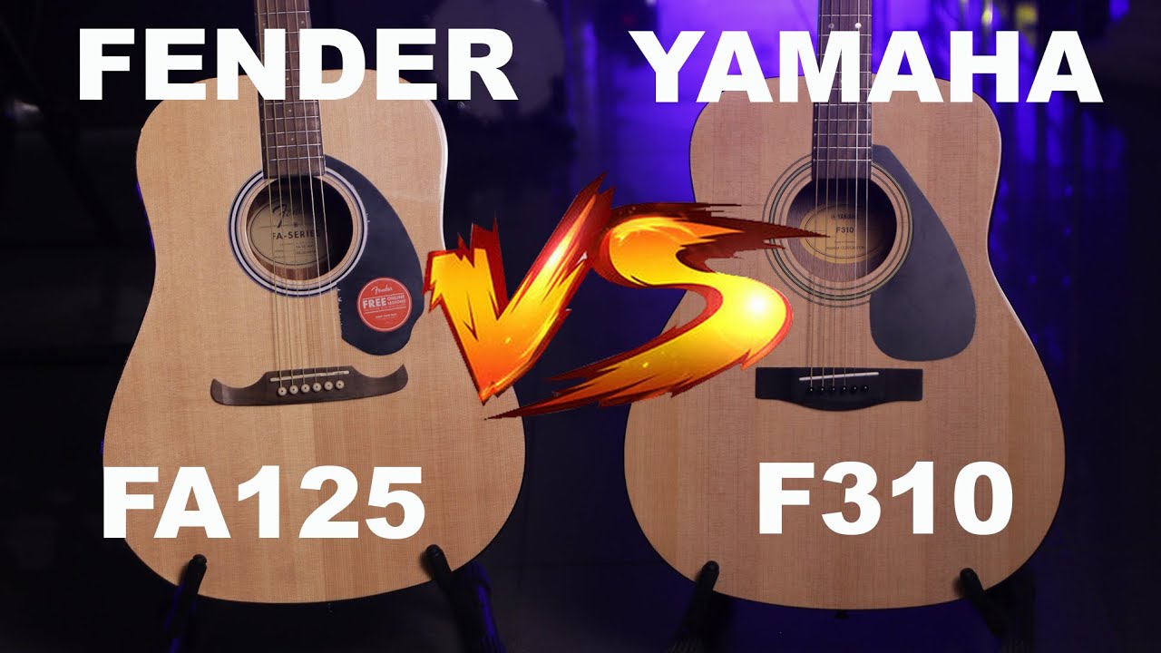 Fender FA 125 VS Yamaha F310 - Acoustic Battle #7