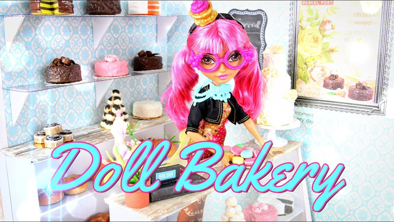 DIY - How to Make a Doll Bakery - Handmade - Doll - Crafts