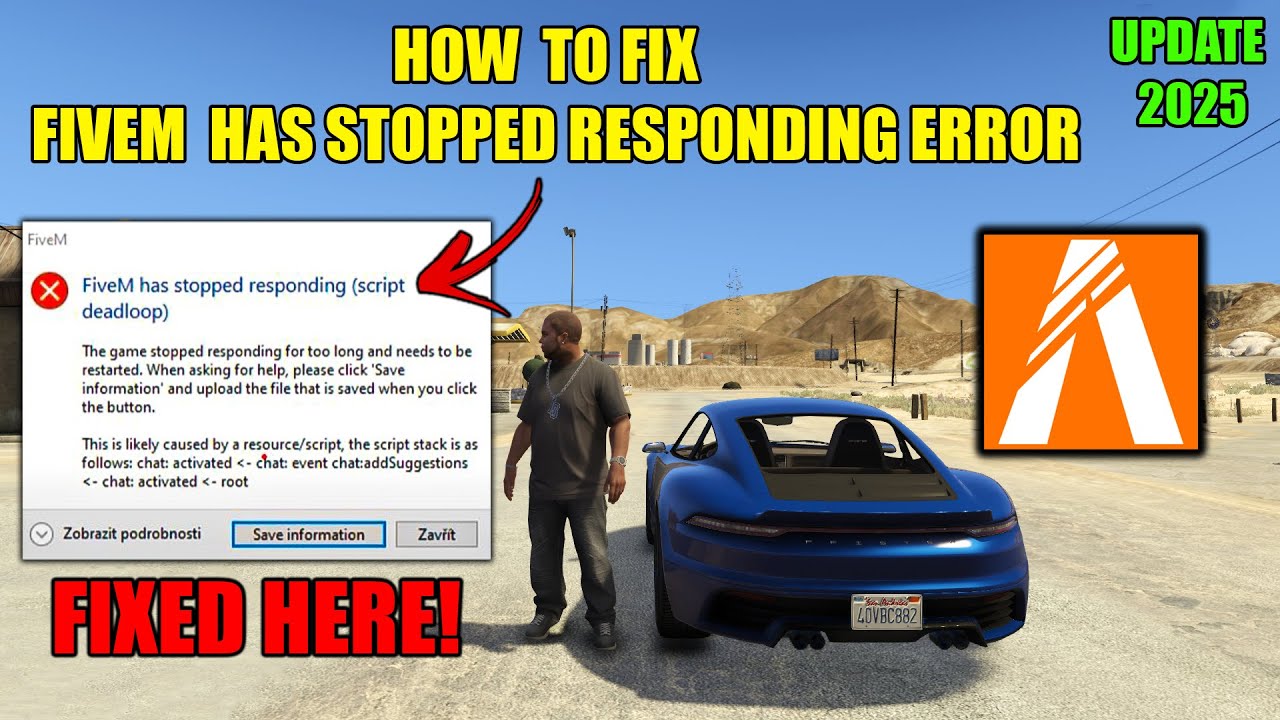 Fix FiveM Has Stopped Responding Error 2025 |Fix FiveM has stopped responding (SCRIPT DEADLOOP) 2025