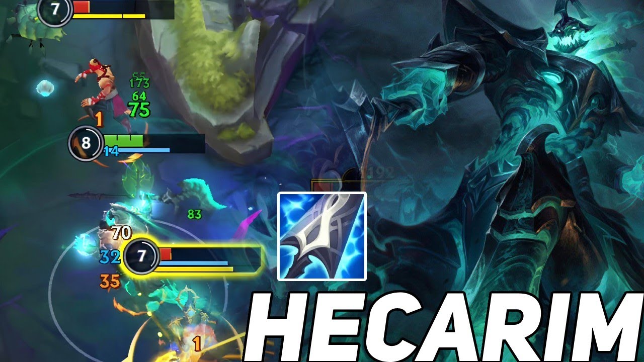 гекарим вайлд рифт геймплей (ни разу не сломан) | hecarim wild rift gameplay
