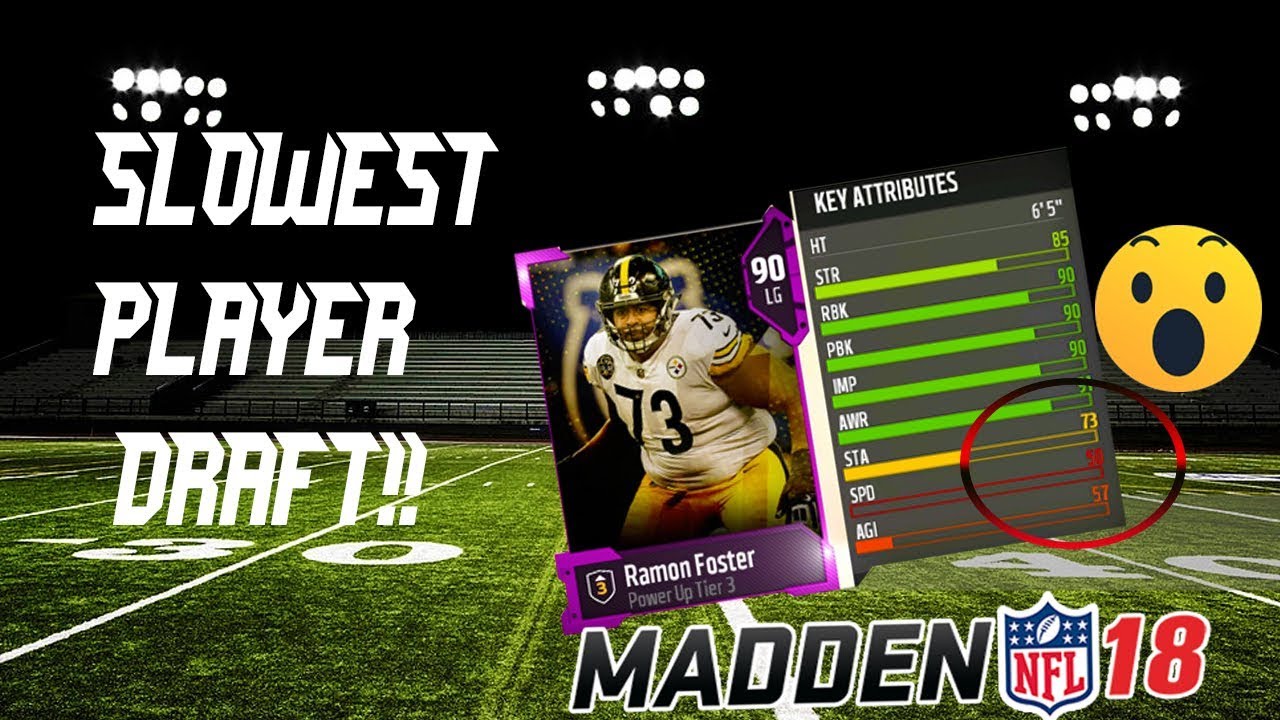 SLOWEST PLAYER DRAFT! CAN WE GET THE DUB? | MADDEN 18 MUT DRAFTS!