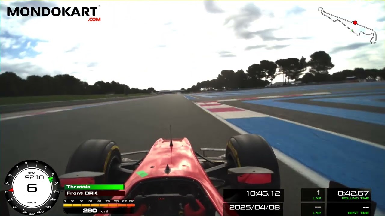 Paul Ricard Formula 2 - 1.44.2 - April 2025 - Onboard Simone Colombo
