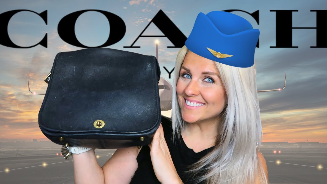 Restoring 1970s Vintage Coach Stewardess Including Strap Replacement