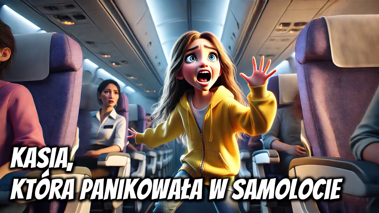 ✈️😨 Kasia, która panikowała w samolocie - Bajka do słuchania na dobranoc - Audiobook na dobranoc🎧