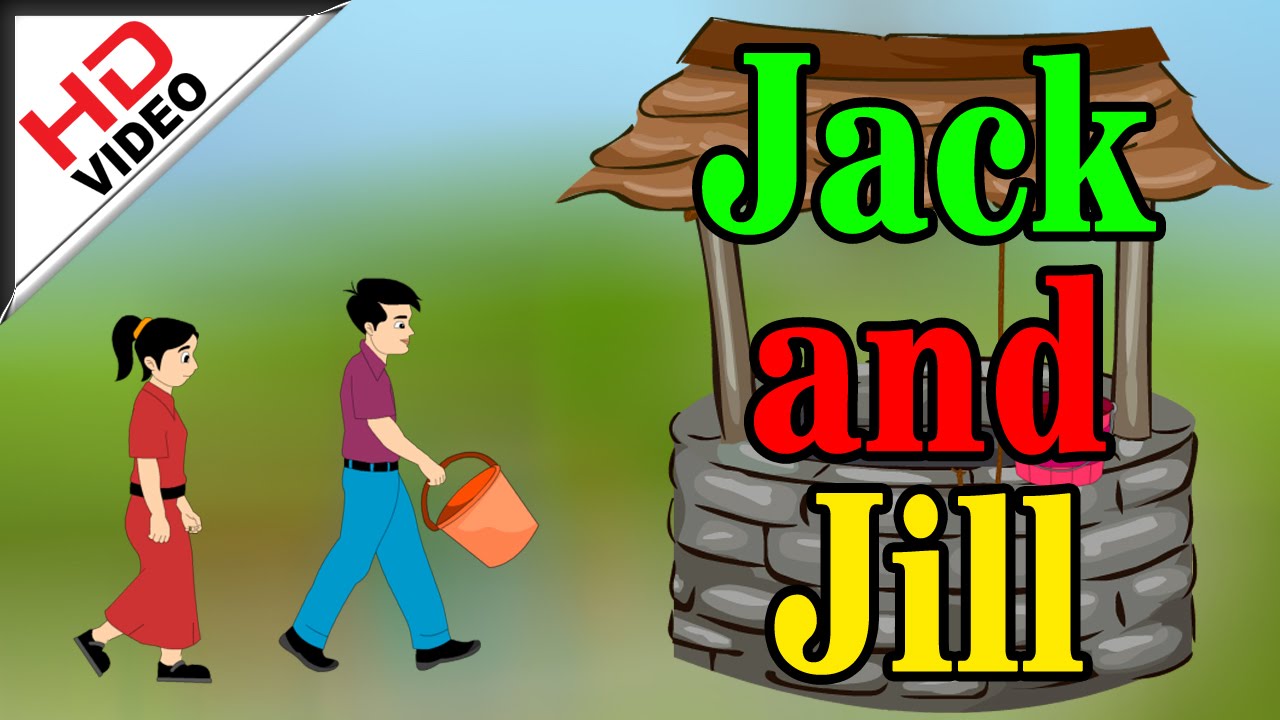 Jack and Jill Nursery Rhymes - English Animation Video sung by Bombay Saradha