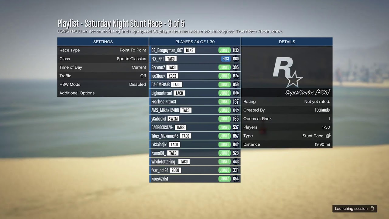 GTA V Online: Freemode Shenanigans, and Racing 🎵🎶🏁🫡🥳