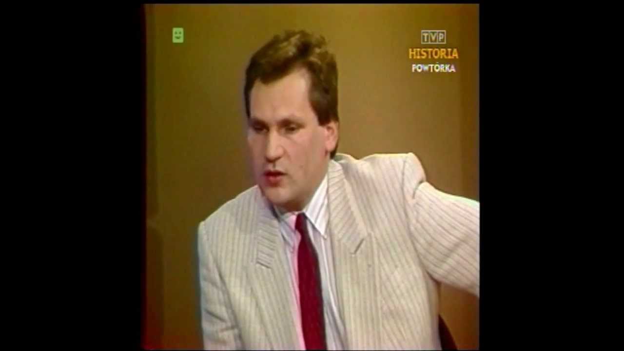 PRL 1988 Aleksander Kwaśniewski. Olimpiada w Polsce.
