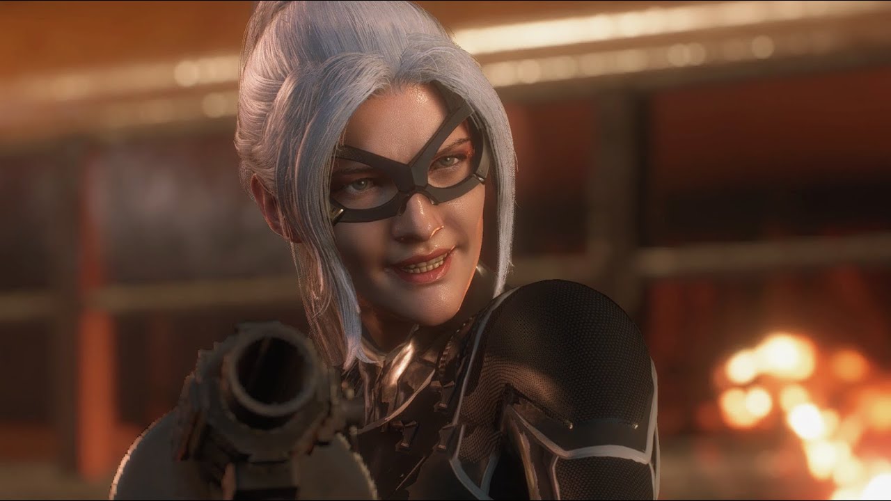 Black Cat vs Thanos (Marvel's Spider-Man Outfit Mod) - Resident Evil 3 Remake