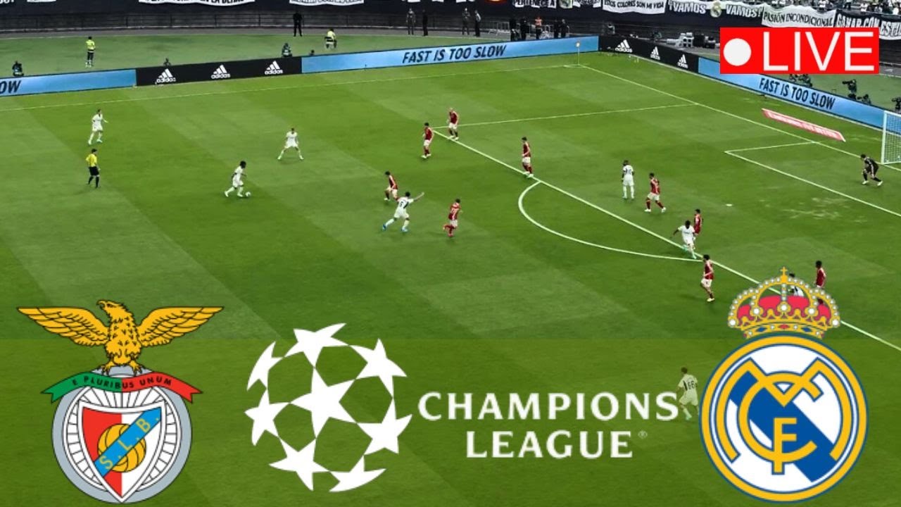 بث مباشر مباراة ريال مدريد ضد بنفيكا اليوم دوري أبطال اوروبا 2026 | PES Gameplay
