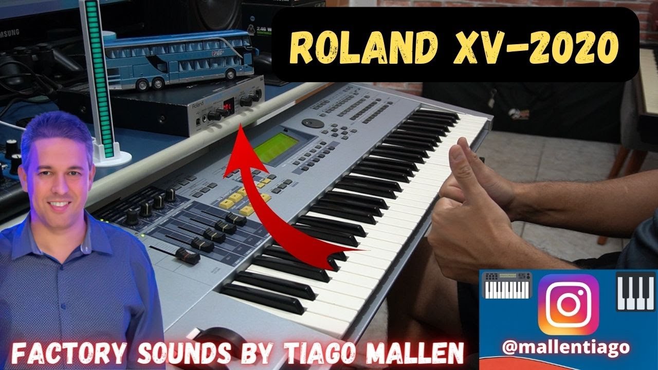 ROLAND XV-2020 (FACTORY SOUNDS) by TIAGO MALLEN #roland #aulademusica #tecladista #music