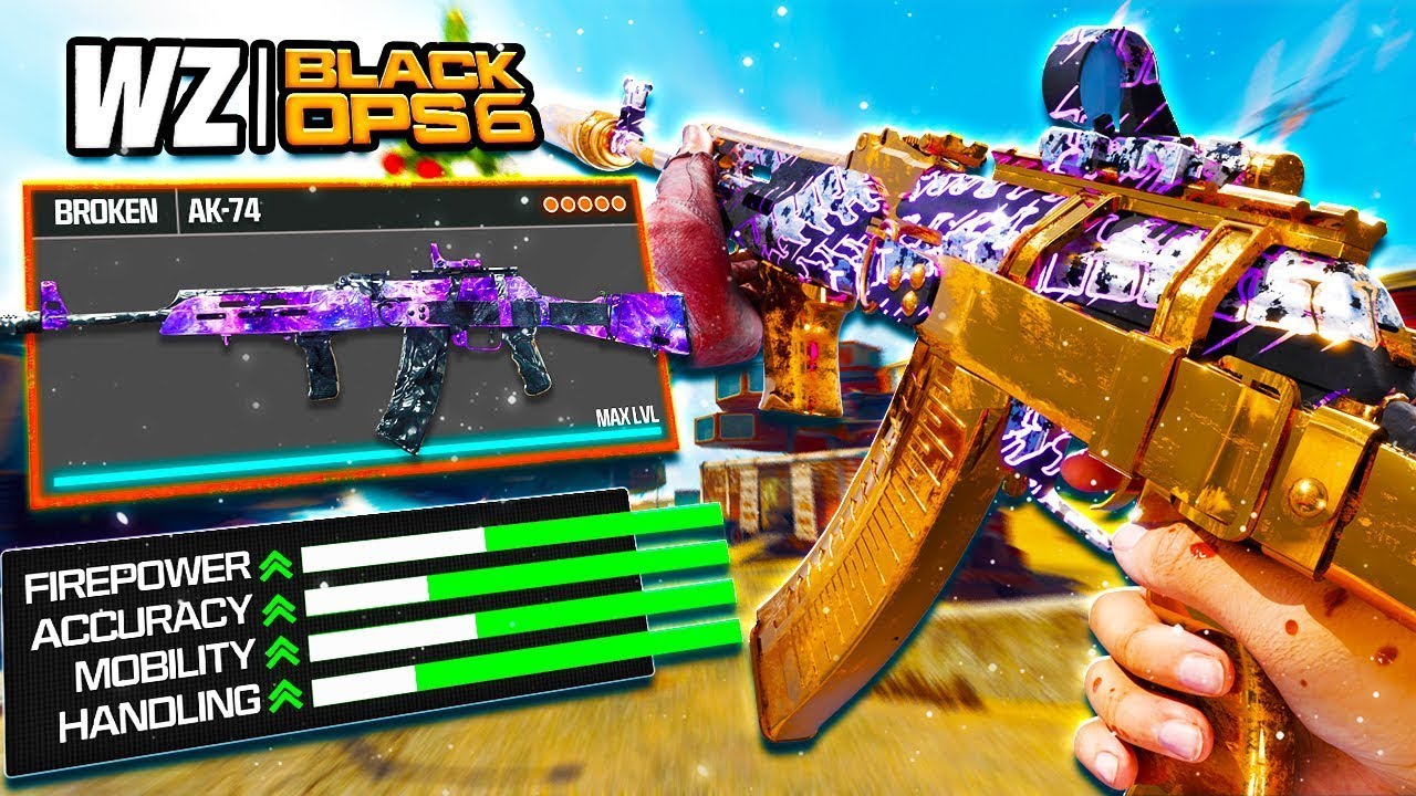 AK 74 HIGH DAMAGE Loadout in Call of Duty Warzone NO COMMENTARY (Best AK74 Class Setup)