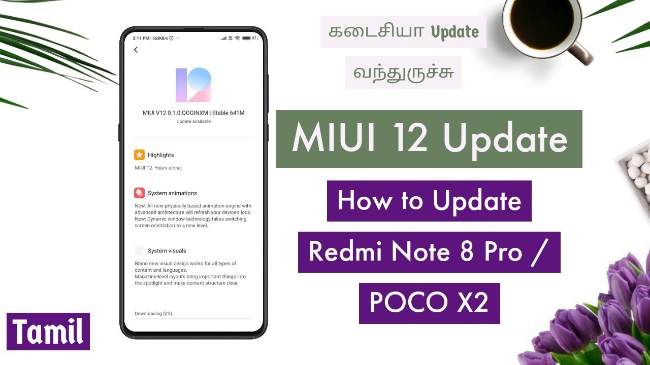 கடைசியா MIUI 12 Update Redmi Note 8 Pro / POCO X2  க்கு வந்துருச்சு | How to Update MiUi 12.0.1.0