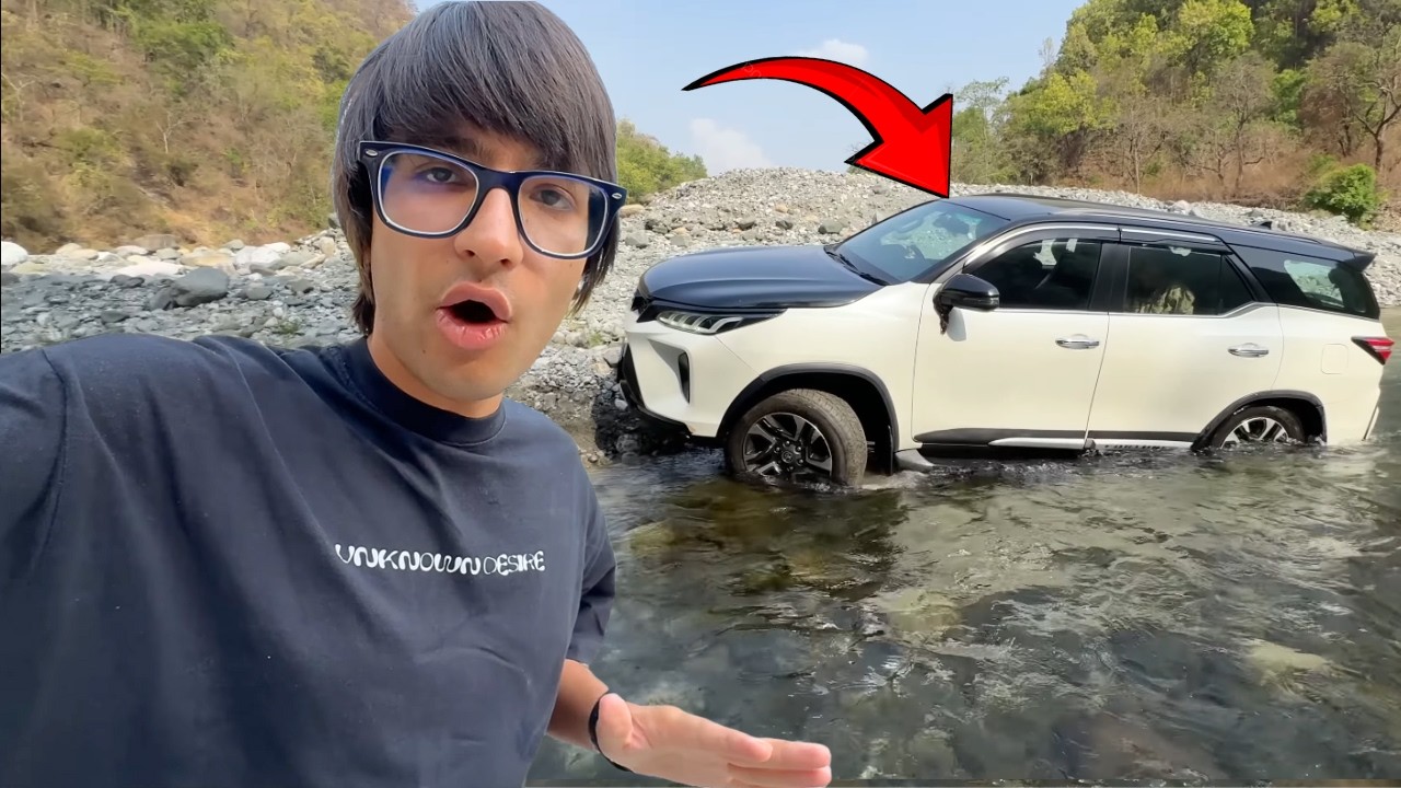 River Mai😨Fortuner Fas Gaye😰Or Popat Ho Gaya🤯