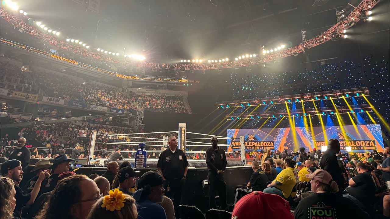 WWE Wrestlepalooza intro/ Brock Lesnar and John Cena Entrance in Indianapolis