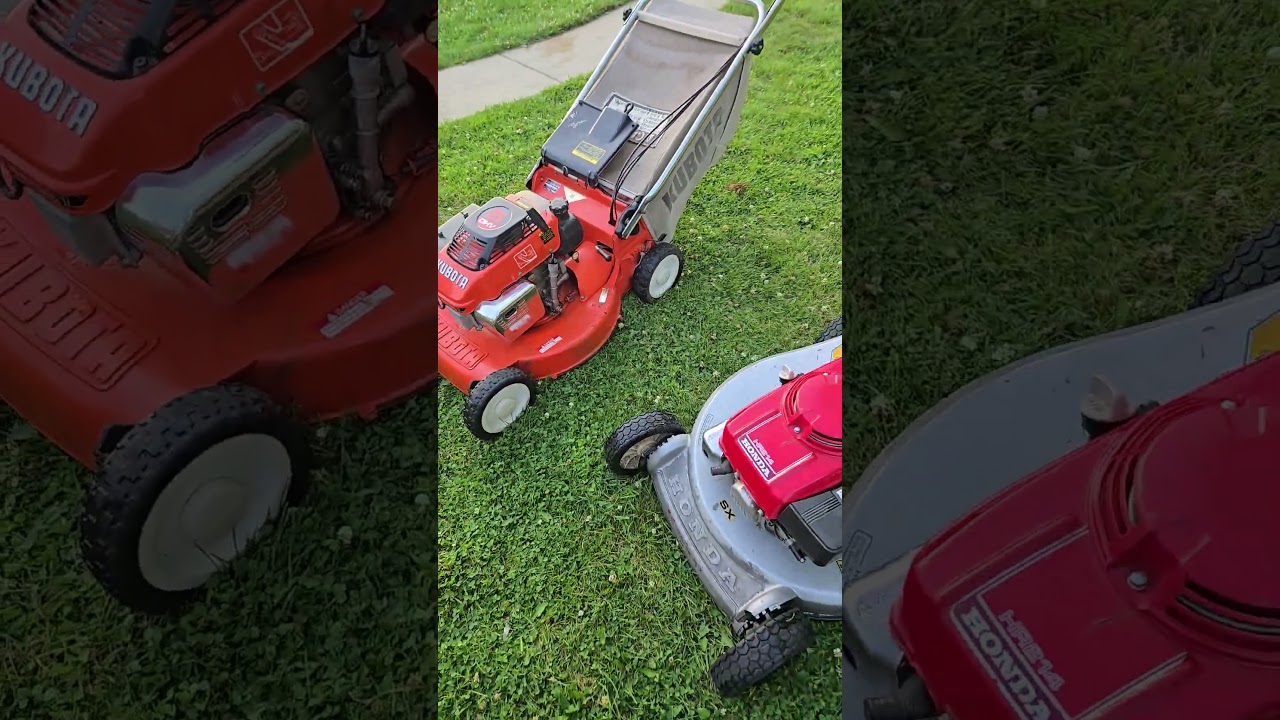 Kubota W5021, Honda Hr214 Engineered Siblings #commercialmower #lawncare