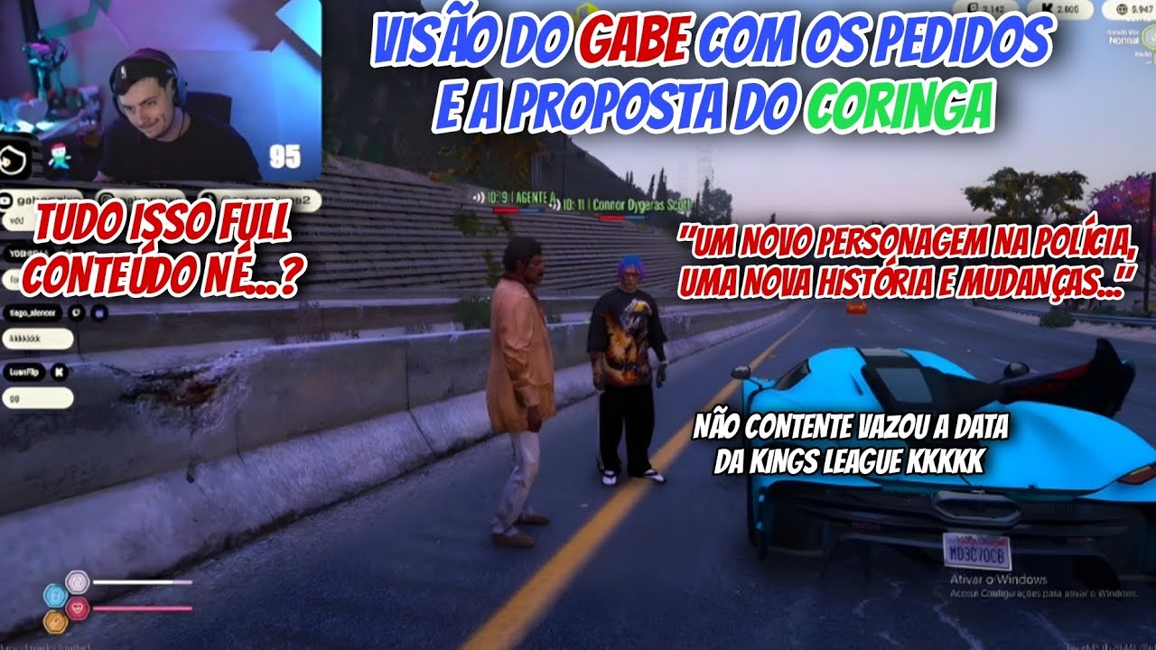 VISÃO DO GABE COM O PEDIDO E A PROPOSTA DO CORINGA! UMA NOVA HISTÓRIA!