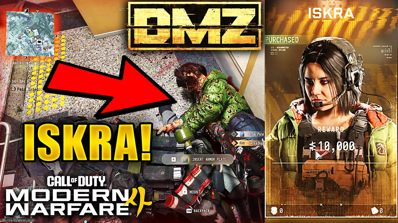 MW4 DMZ Iskra Boss Fight Gameplay No Commentary 4k (Modern Warfare 4 DMZ)
