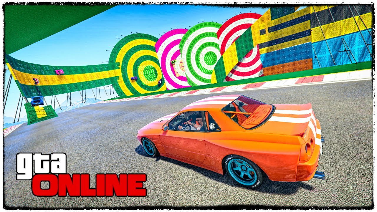 БОЛЬШИЕ ПРОБЛЕМЫ НА СТРАННОЙ РАМПЕ В ГТА 5 (GTA 5 online гонки, угар, приколы, смешные моменты)
