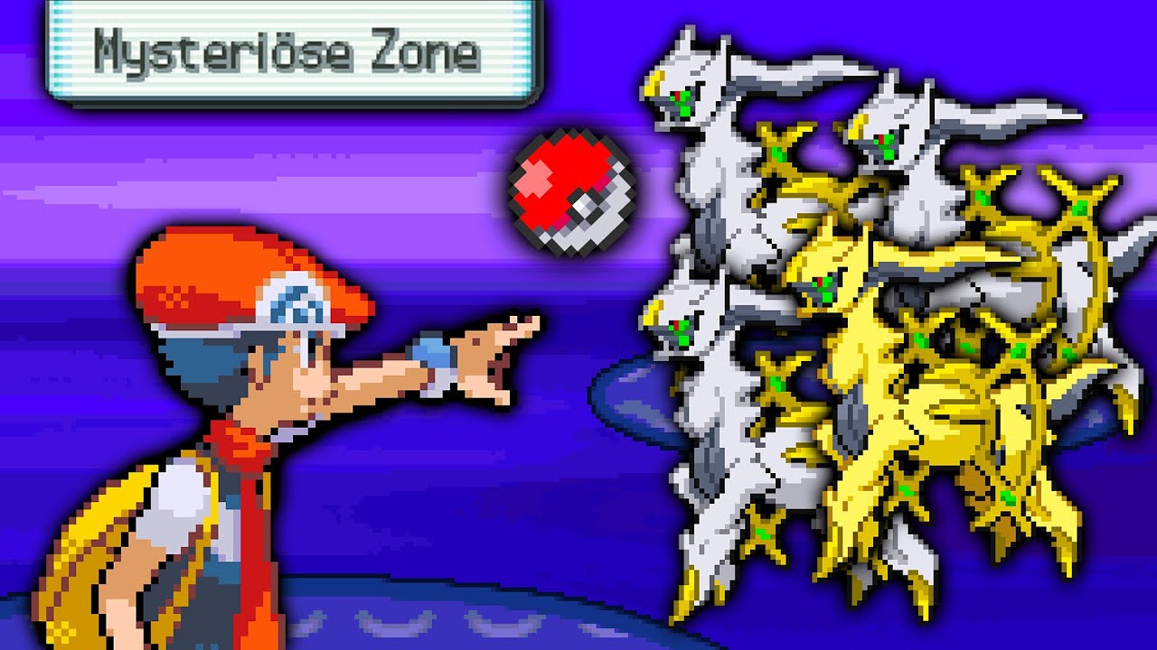 Unendlich Arceus fangen in der Mysteriösen Zone in Pokemon Diamant und Perl