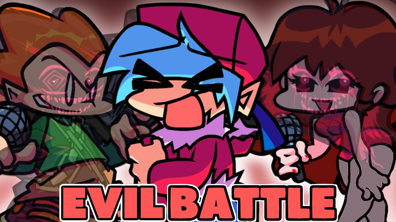 FRIDAY NIGHT FUNKIN' mod EVIL Boyfriend VS BF (Lost to Corruption)